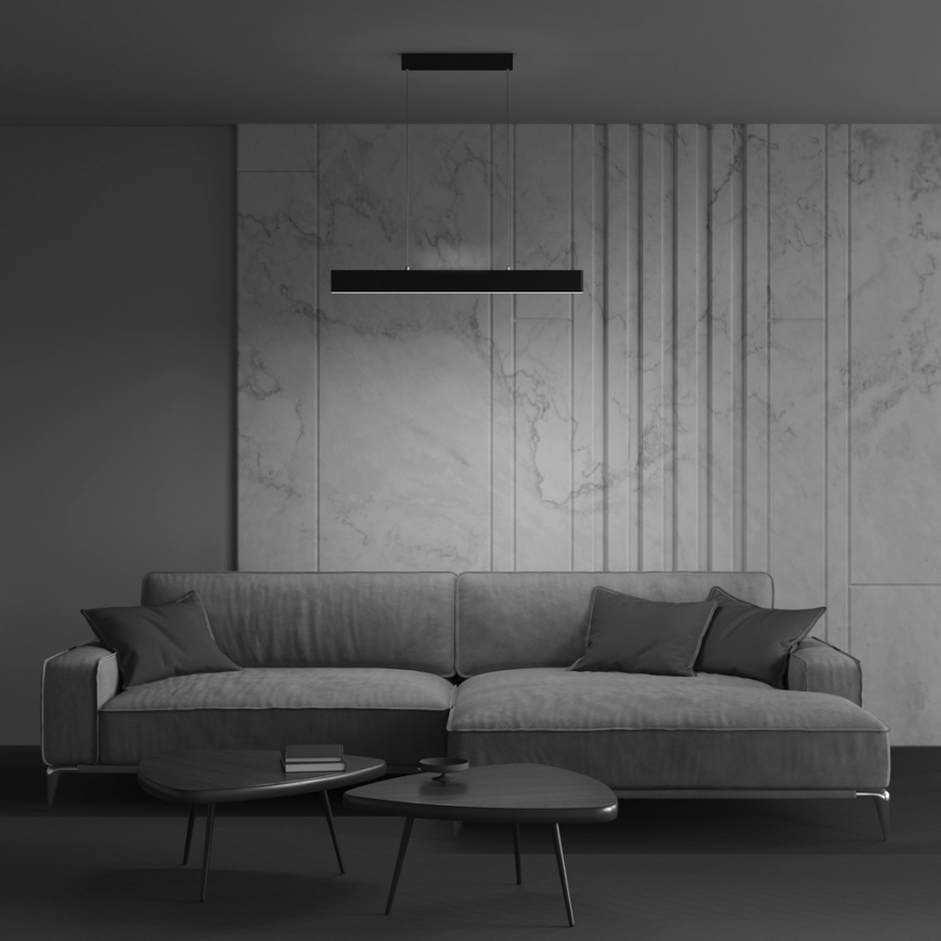 Maytoni P010PL-L23B4K - LED Lühter STEP LED/23W/230V 4000K 91 cm must