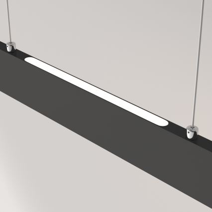 Maytoni P010PL-L23B4K - LED Lühter STEP LED/23W/230V 4000K 91 cm must