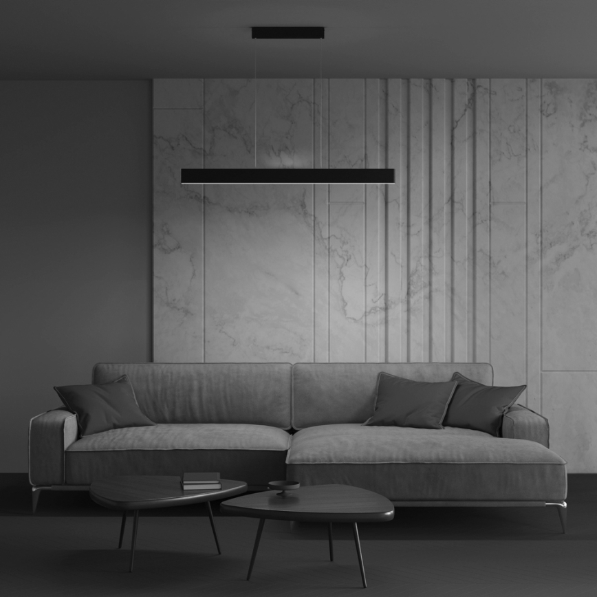 Maytoni P010PL-L30B4K - LED Lühter STEP LED/30W/230V 4000K 118,5 cm must
