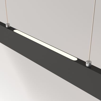 Maytoni P010PL-L30B4K - LED Lühter STEP LED/30W/230V 4000K 118,5 cm must