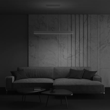 Maytoni P010PL-L30W4K - LED Lühter STEP LED/30W/230V 4000K 118,5 cm valge