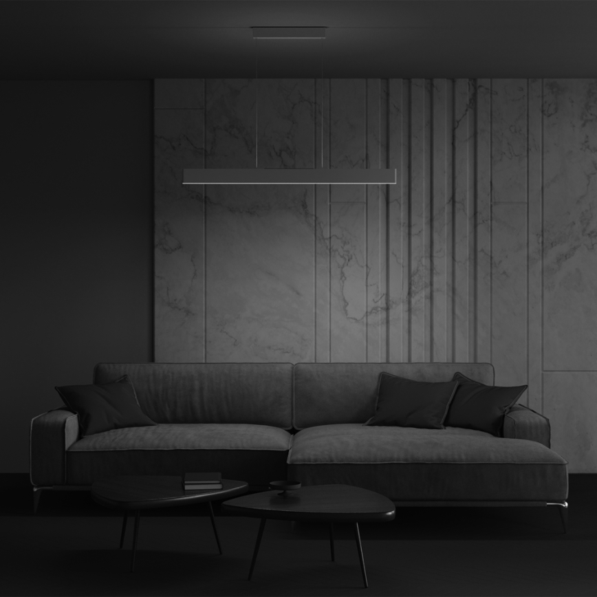 Maytoni P010PL-L30W4K - LED Lühter STEP LED/30W/230V 4000K 118,5 cm valge