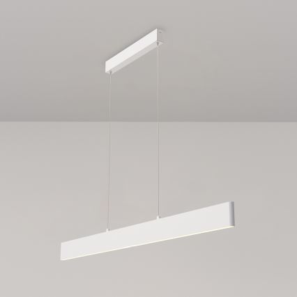 Maytoni P010PL-L30W4K - LED Lühter STEP LED/30W/230V 4000K 118,5 cm valge