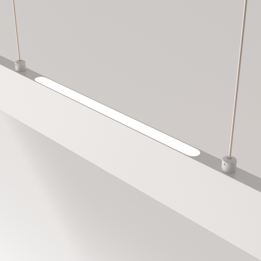 Maytoni P010PL-L30W4K - LED Lühter STEP LED/30W/230V 4000K 118,5 cm valge