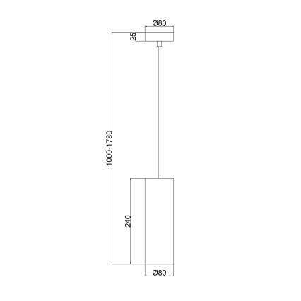 Maytoni P011PL-01G - Lühter GIOIA 1xE14/40W/230V kuldne