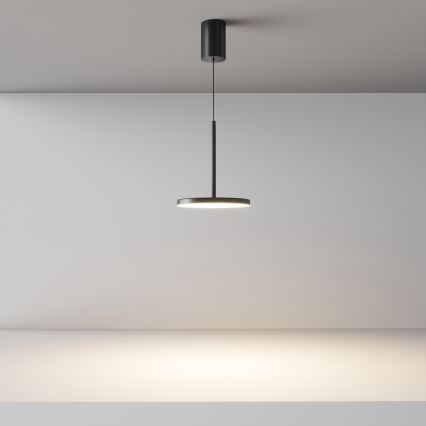 Maytoni P076PL-L12W3K-B - LED Lühter PLATO LED/12W/230V 3000K must