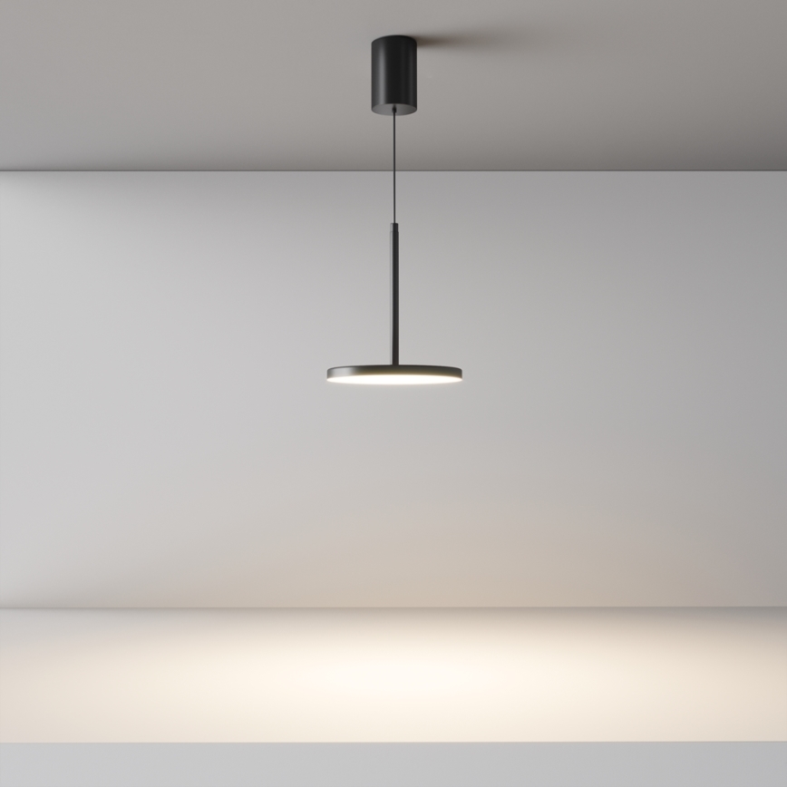 Maytoni P076PL-L12W3K-B - LED Lühter PLATO LED/12W/230V 3000K must