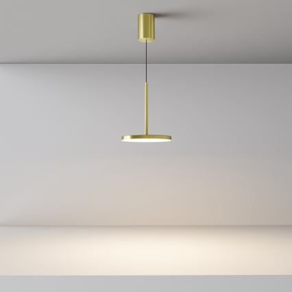 Maytoni P076PL-L12W3K-BS - LED Lühter PLATO LED/12W/230V 3000K kuldne
