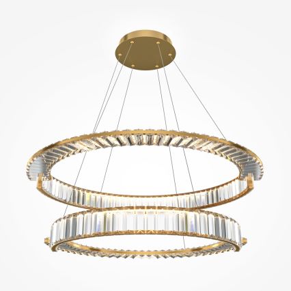 Maytoni P097PL-L90G4K - LED-lühter kaabliriputusega KRONE LED/90W/230V CRI 90, läbimõõt 102 cm, kuldne