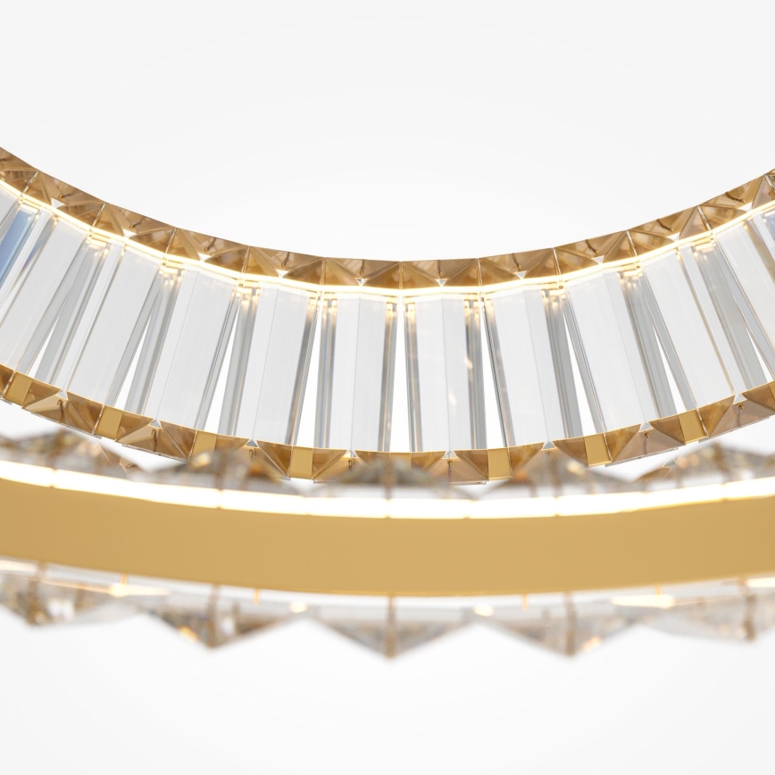 Maytoni P097PL-L90G4K - LED-lühter kaabliriputusega KRONE LED/90W/230V CRI 90, läbimõõt 102 cm, kuldne