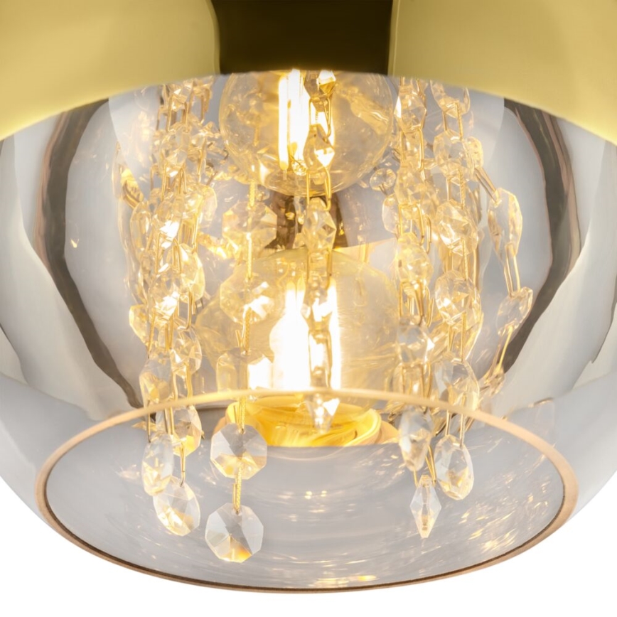 Maytoni P140-PL-110-1-G - Lühter FERMI 1xE27/60W/230V kuldne