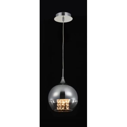 Maytoni P140-PL-110-1-N - Lühter FERMI 1xE27/60W/230V läikiv kroom