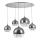 Maytoni P140-PL-170-5-N - Lühter FERMI 5xE27/60W/230V läikiv kroom