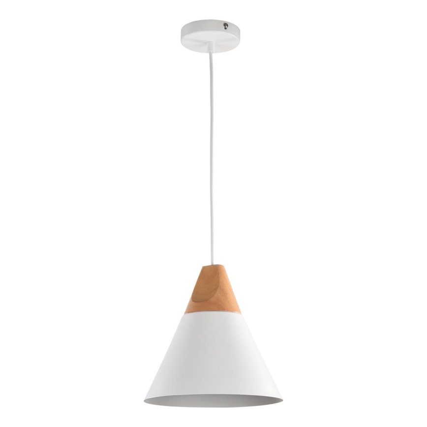 Maytoni P359-PL-01-W - Lühter BICONES 1xE27/60W/230V d. 22 cm valge/beež