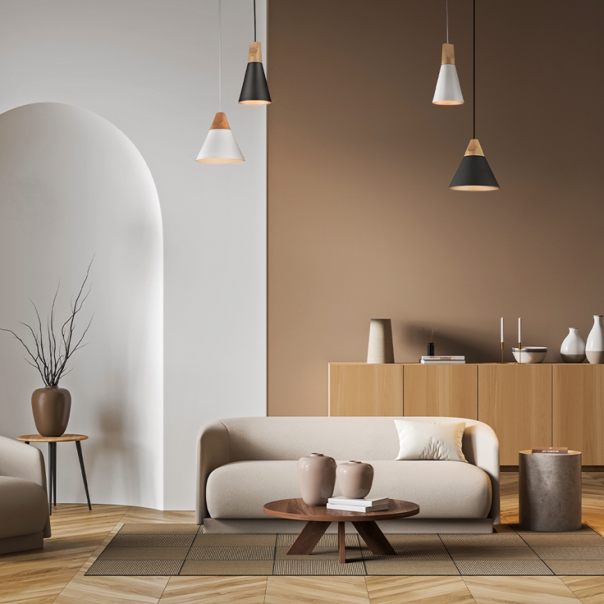 Maytoni P359-PL-140-C - Lühter BICONES 1xE27/60W/230V d. 14 cm hall/beež