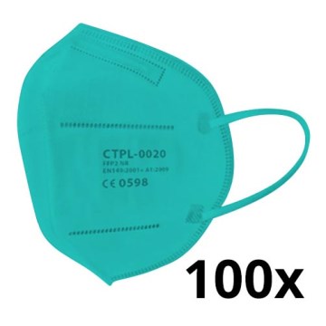 Media Sanex Respirator FFP2 NR / KN95 mentool100 tk