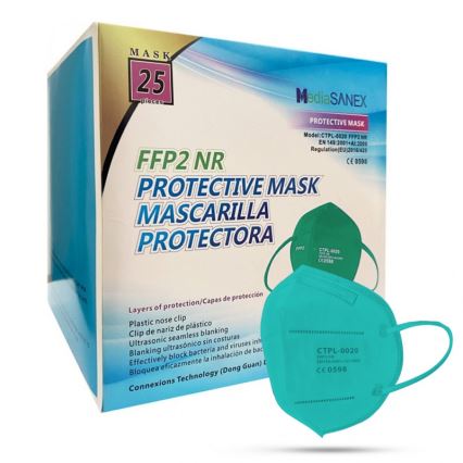 Media Sanex Respirator FFP2 NR / KN95 mentool100 tk