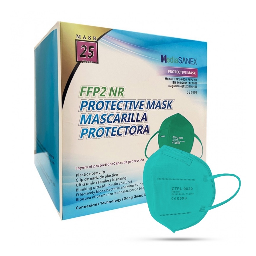 Media Sanex Respirator FFP2 NR / KN95 mentool100 tk