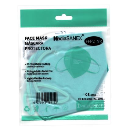 Media Sanex Respirator FFP2 NR / KN95 mentool100 tk