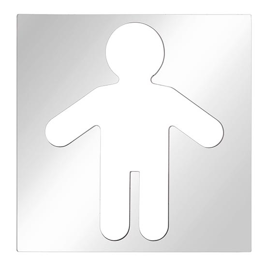 Meeste ikoon 12x12 cm roostevaba teras/hõbedane