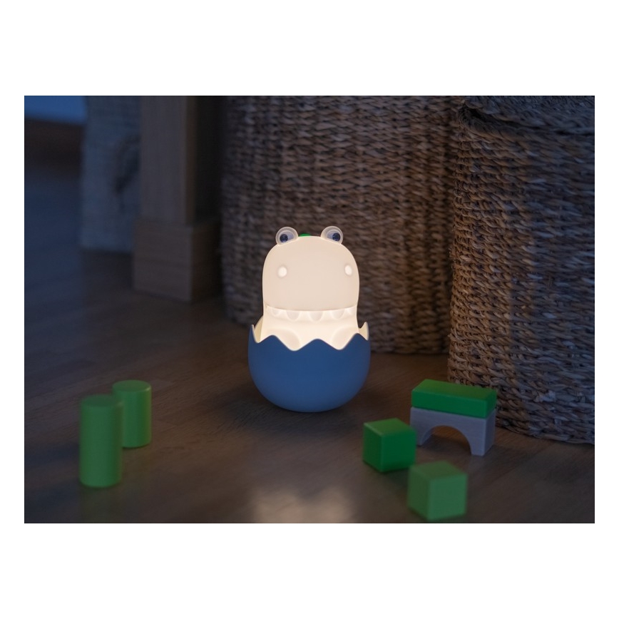 MegaLight - LED RGB Hämardatav laetav laste puutetundlik lamp DIGGY DINO LED/5V