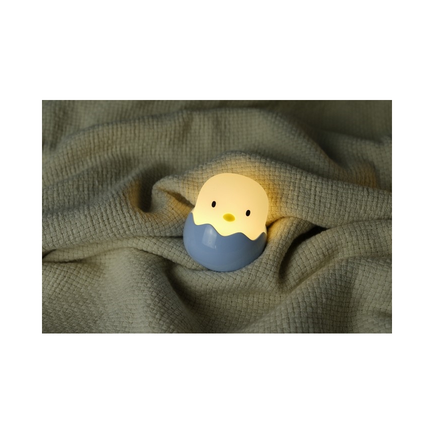 MegaLight - LED RGB Hämardatav laetav laste puutetundlik lamp EGGY EGG LED/5V