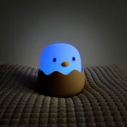 MegaLight - LED RGB Hämardatav laetav laste puutetundlik lamp EGGY EGG LED/5V
