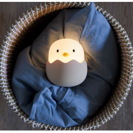 MegaLight - LED RGB Hämardatav laetav laste puutetundlik lamp EGGY EGG LED/5V