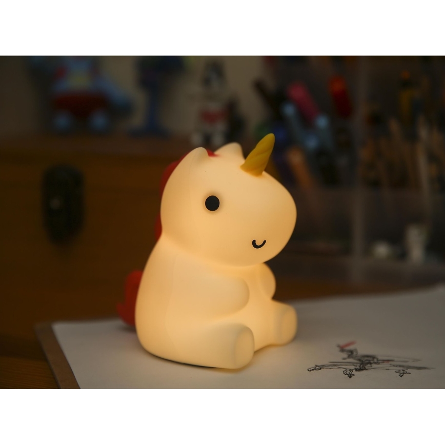 MegaLight - LED RGB Hämardatav laetav laste puutetundlik lamp MAGGY MAGIC LED/5V