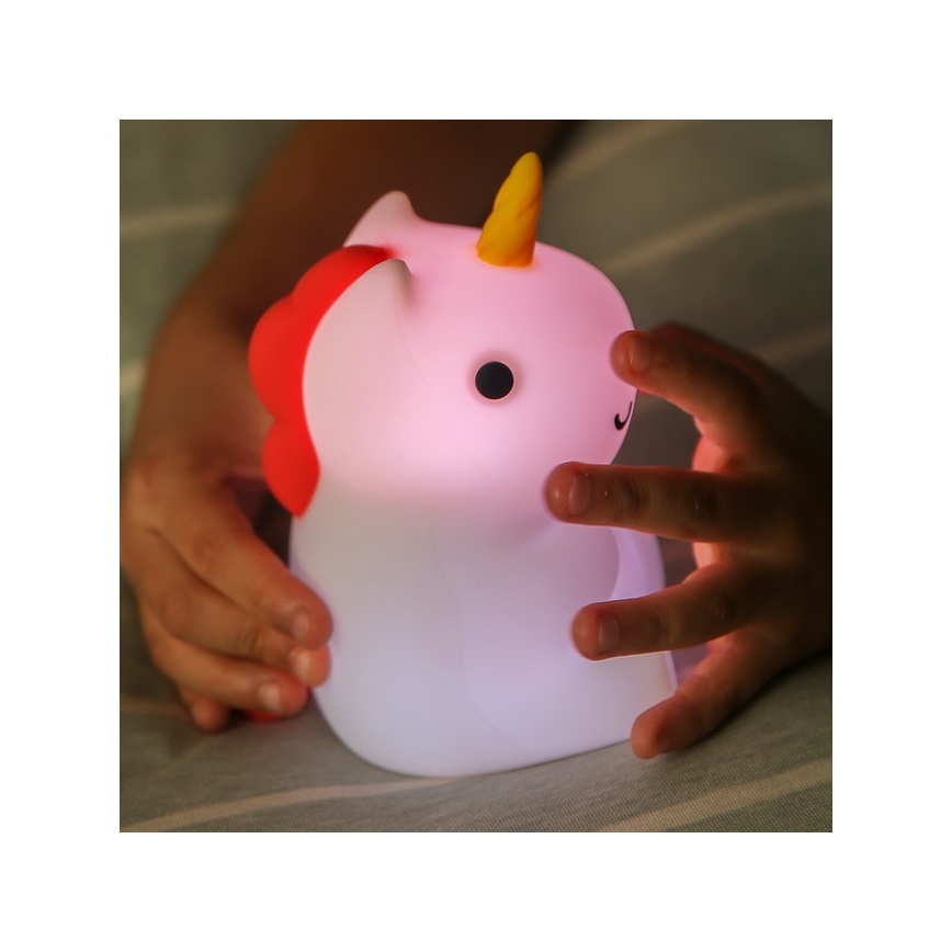 MegaLight - LED RGB Hämardatav laetav laste puutetundlik lamp MAGGY MAGIC LED/5V