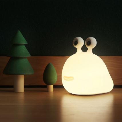 MegaLight - LED RGB Hämardatav laetav laste puutetundlik lamp MOMO MOON LED/5V