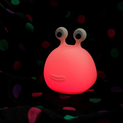 MegaLight - LED RGB Hämardatav laetav laste puutetundlik lamp MOMO MOON LED/5V