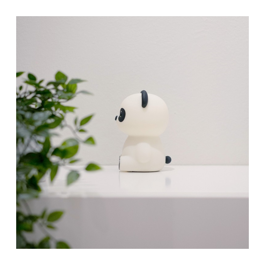 MegaLight - LED RGB Hämardatav laetav laste puutetundlik lamp PADDY PANDA LED/5V