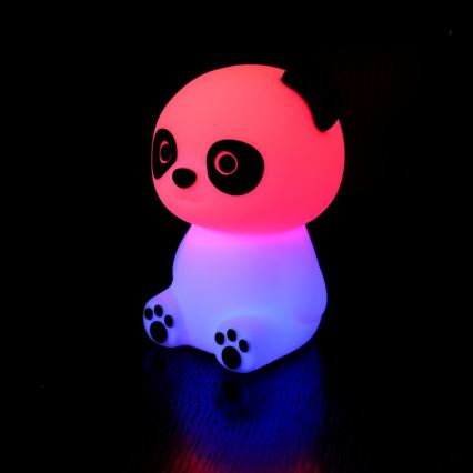 MegaLight - LED RGB Hämardatav laetav laste puutetundlik lamp PADDY PANDA LED/5V