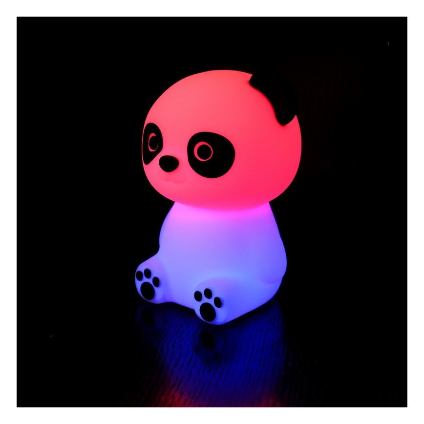 MegaLight - LED RGB Hämardatav laetav laste puutetundlik lamp PADDY PANDA LED/5V