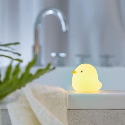 MegaLight - LED RGB Laetav laste puutetundlik lamp vanni kohale SWIMMY DUCK LED/5V IP67