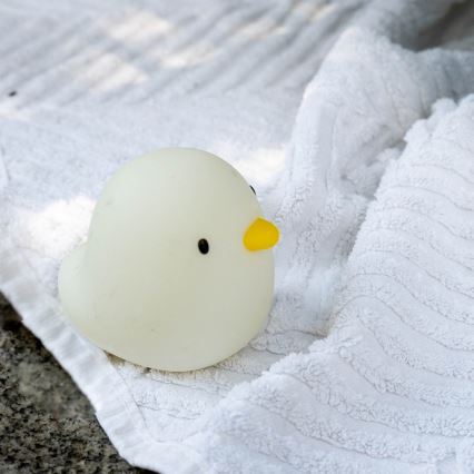 MegaLight - LED RGB Laetav laste puutetundlik lamp vanni kohale SWIMMY DUCK LED/5V IP67