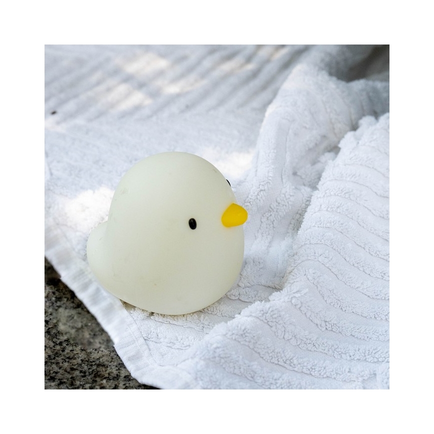MegaLight - LED RGB Laetav laste puutetundlik lamp vanni kohale SWIMMY DUCK LED/5V IP67
