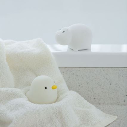 MegaLight - LED RGB Laetav laste puutetundlik lamp vanni kohale SWIMMY DUCK LED/5V IP67