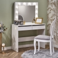 Meigilaud LED-valgustusega HOLLYWOOD 140x94 cm valge