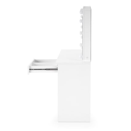 Meigilaud LED-valgustusega HOLLYWOOD 140x94 cm valge