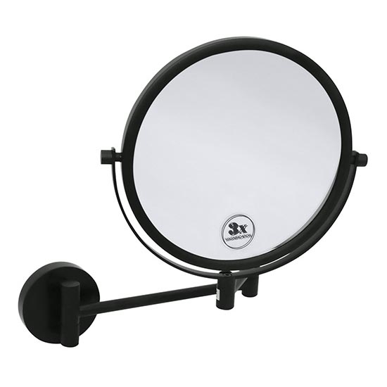 Meigipeegel 23x28 cm, must