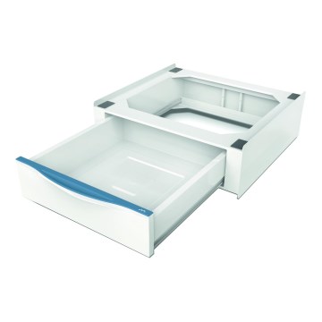 Meliconi 656112 - pesumasina ja kuivati vaheosa, 28 l tõmmatava hoiusahtliga, valge