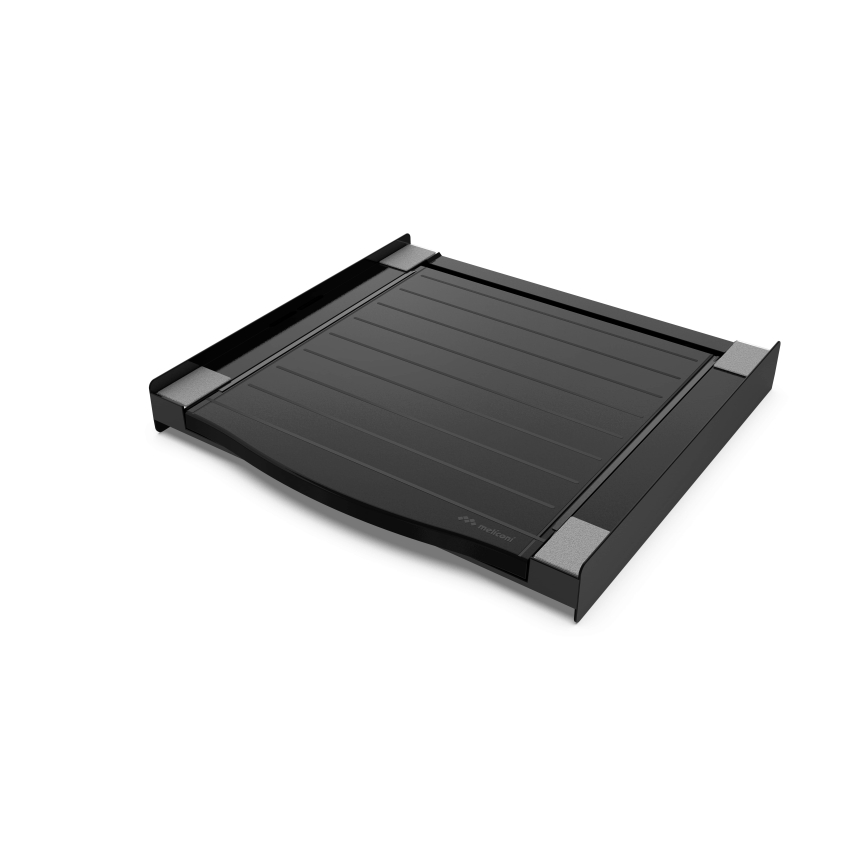 Meliconi 656136 - Vaheosa pesumasina ja kuivati jaoks koos tõmmatava sahtliga, 60 cm, must