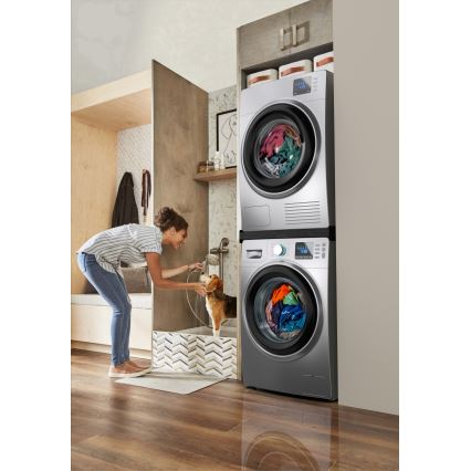 Meliconi 656138 - Vaheosa pesumasina ja kuivati jaoks 70 cm must