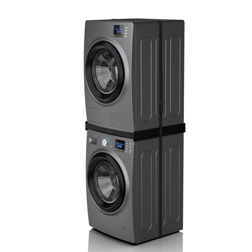 Meliconi 656138 - Vaheosa pesumasina ja kuivati jaoks 70 cm must