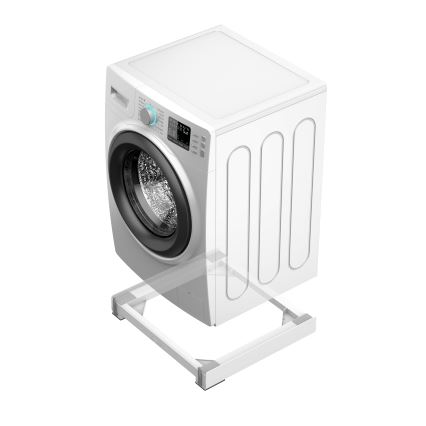 Meliconi 656146 - Vibratsiooni summutav pesumasina alus väljatõmmatavate ratastega, 61 cm, valge