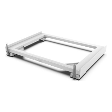 Meliconi 656149 - Vibratsioonivastane alus pesumasinale väljatõmmatavate ratastega, 47 cm, valge