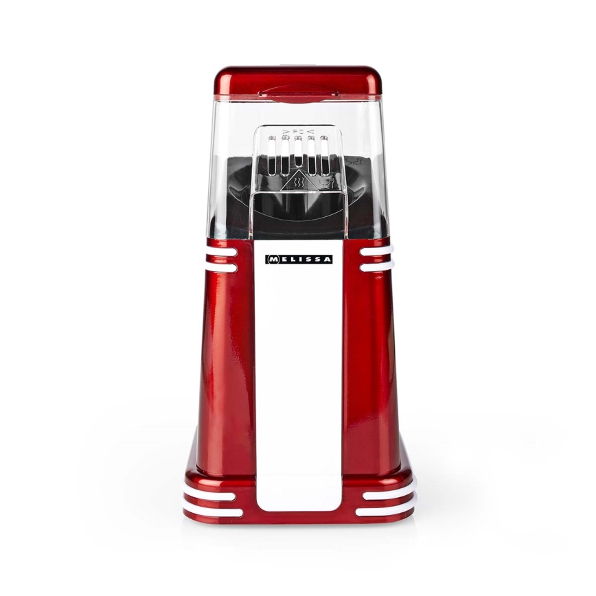Melissa - Kuumaõhuga retro popkornimasin 1200W/230V punane
