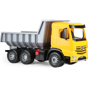 Mercedes GIGA TRUCKS kallurauto, 65 cm, kollane/hall